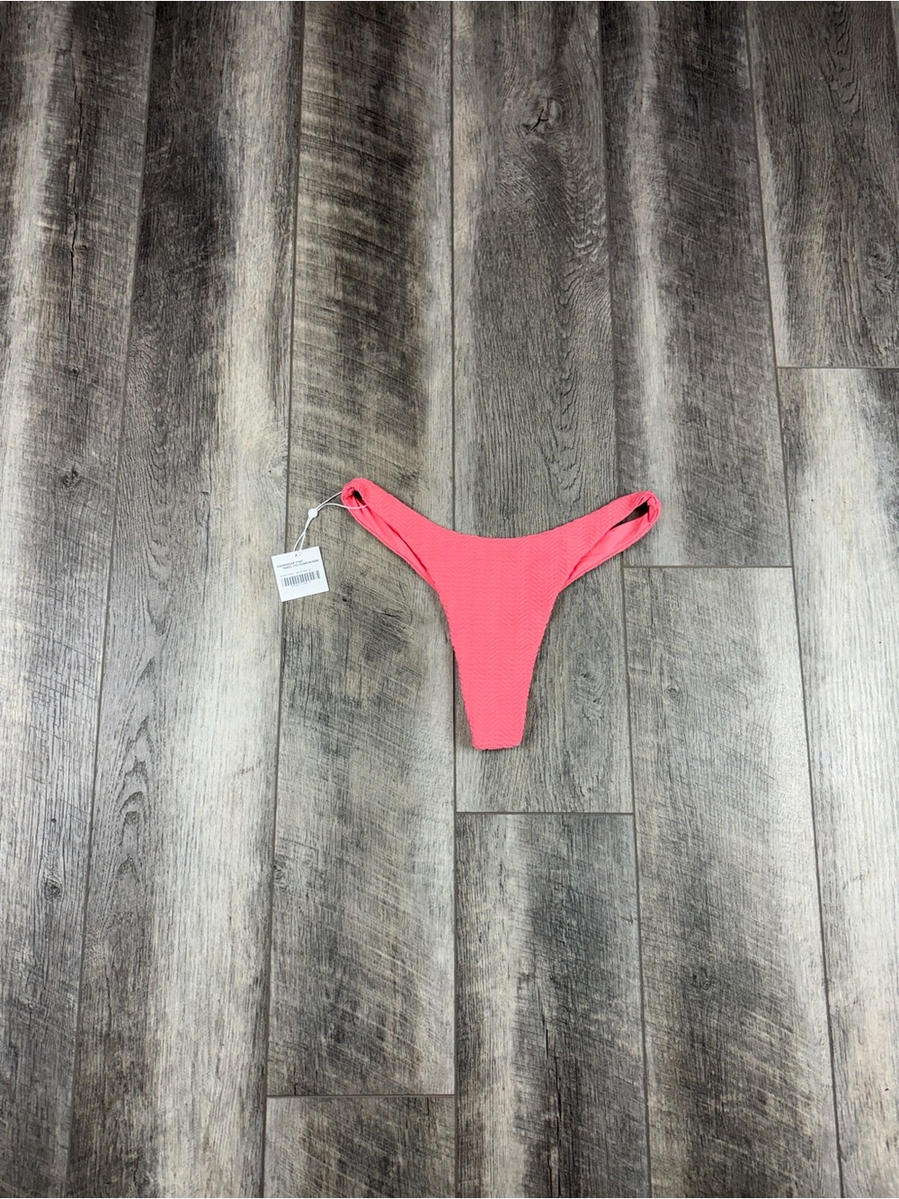Monday Swimwear Pink Byron Thong Bikini Bottoms